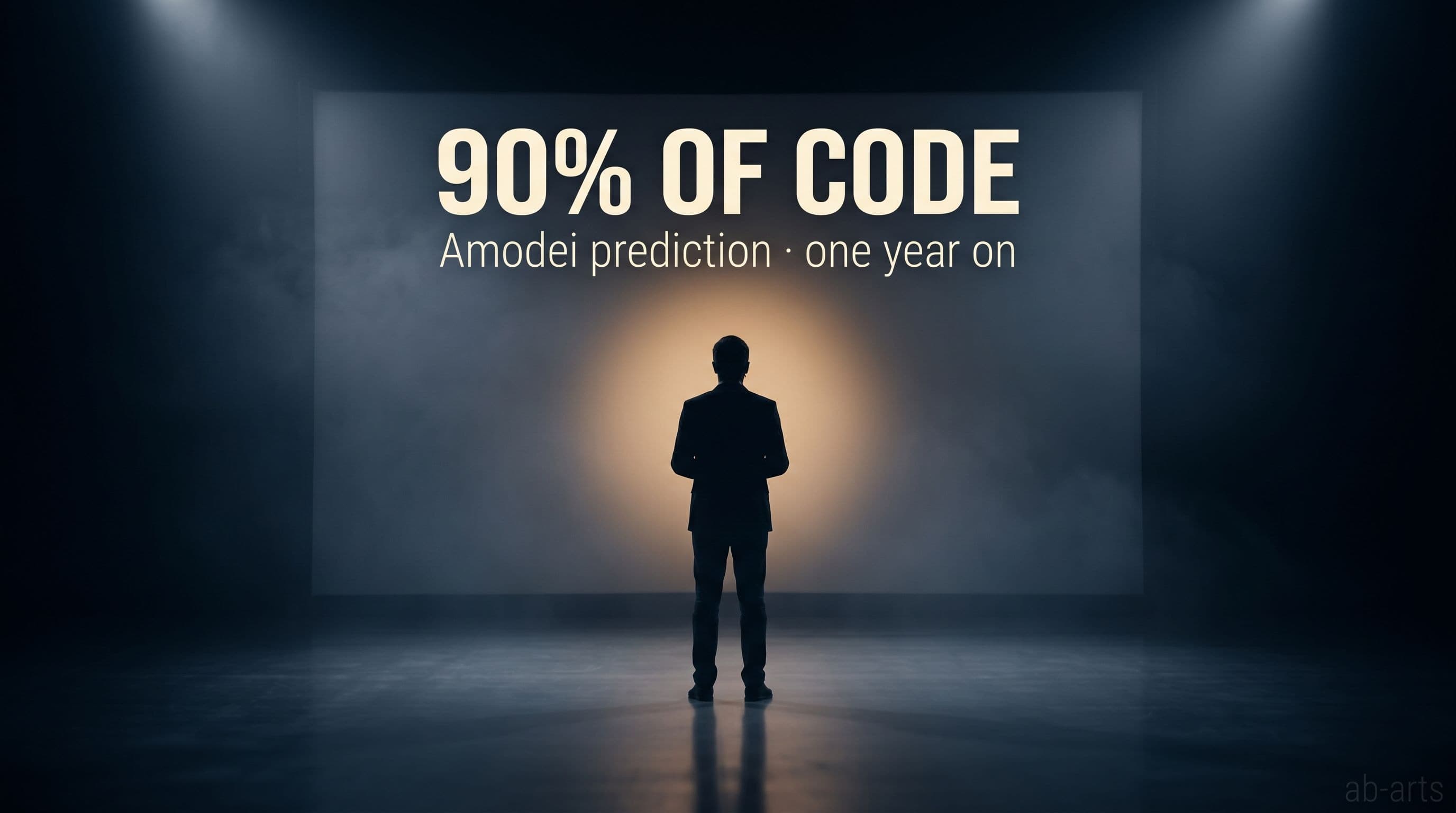 Amodei et les 90 % de code écrits par l'IA : un an après