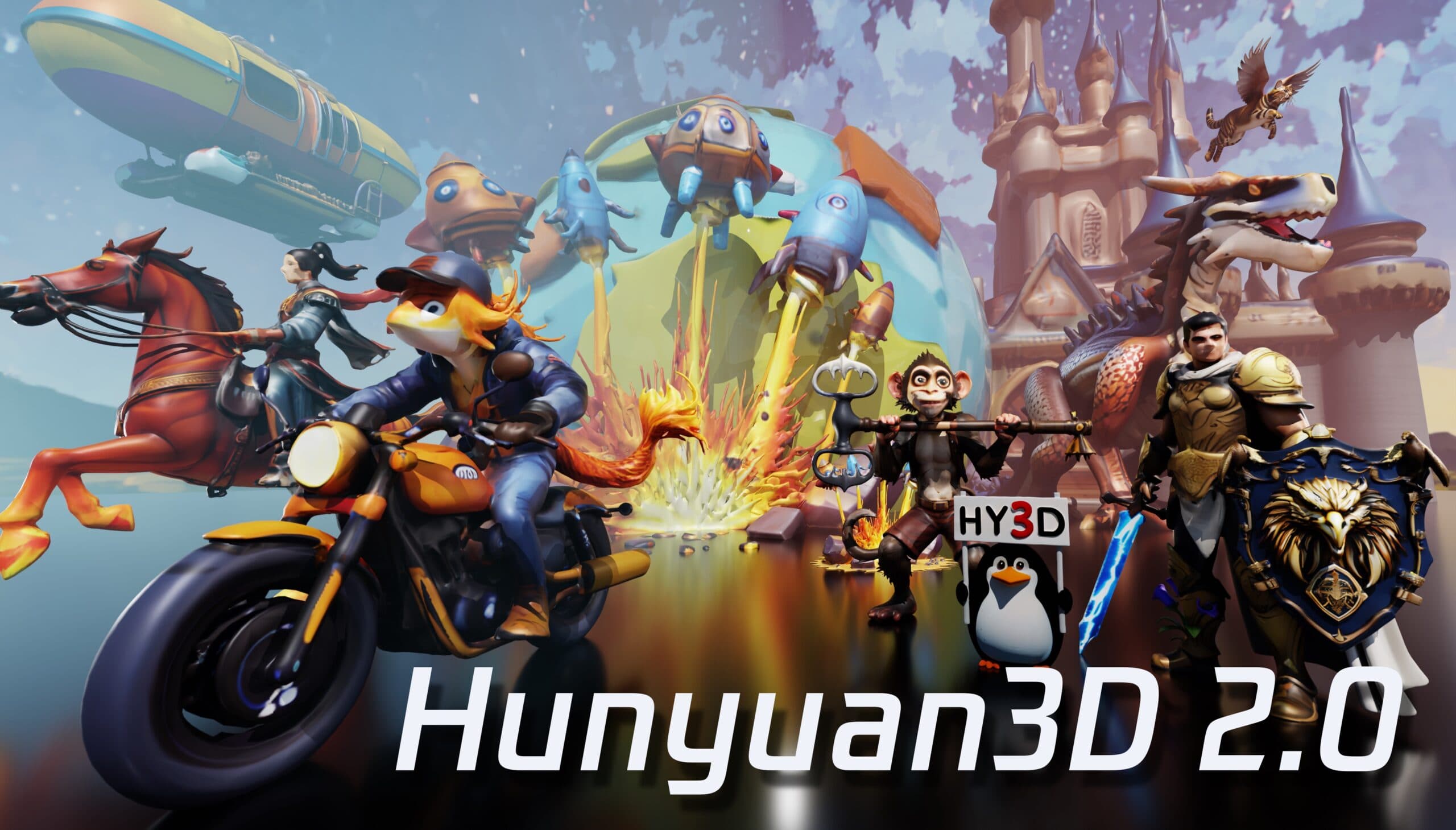 Premiers pas avec Hunyuan3D 2.0