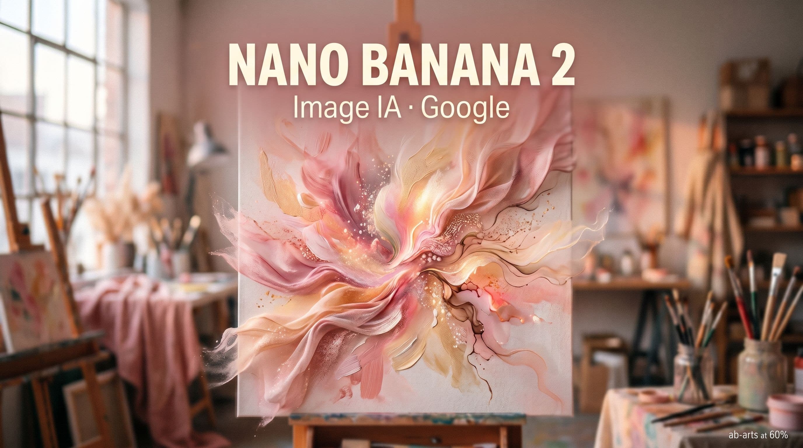 Nano Banana 2 sur AB-Arts Studio : génération d'images IA plus rapide